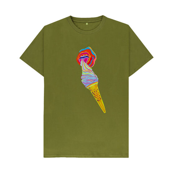 Chila Kumari Singh Burman: Ice Cream women's fit t-shirt